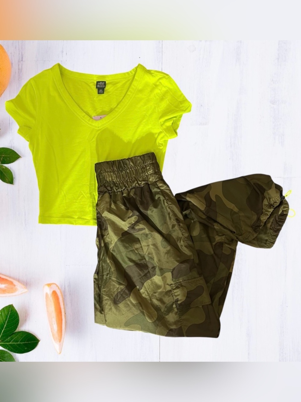 Wild Fable & No Boundaries Street Style Camo Jogger Set - Size 3-5 Juniors